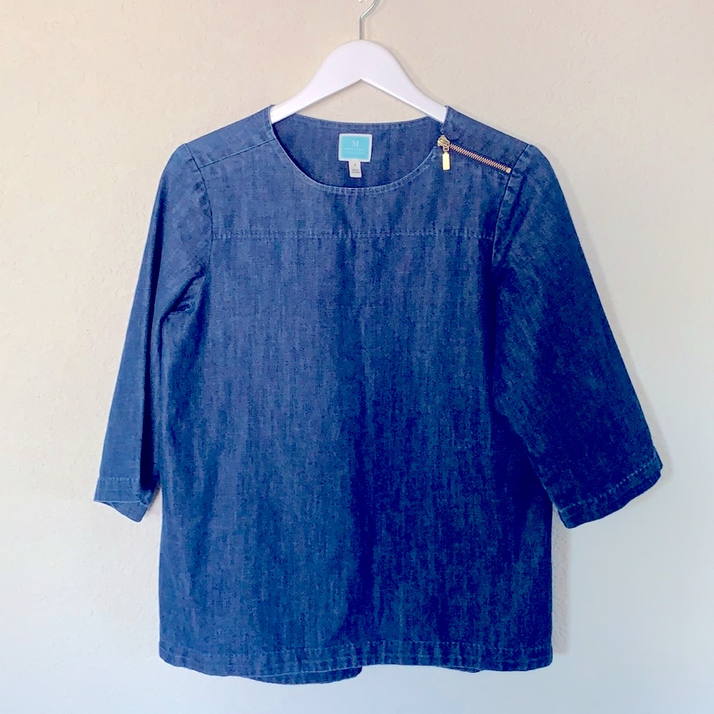 Martha Stewart Everyday Denim Top Martha Stewart Everyday Denim Top